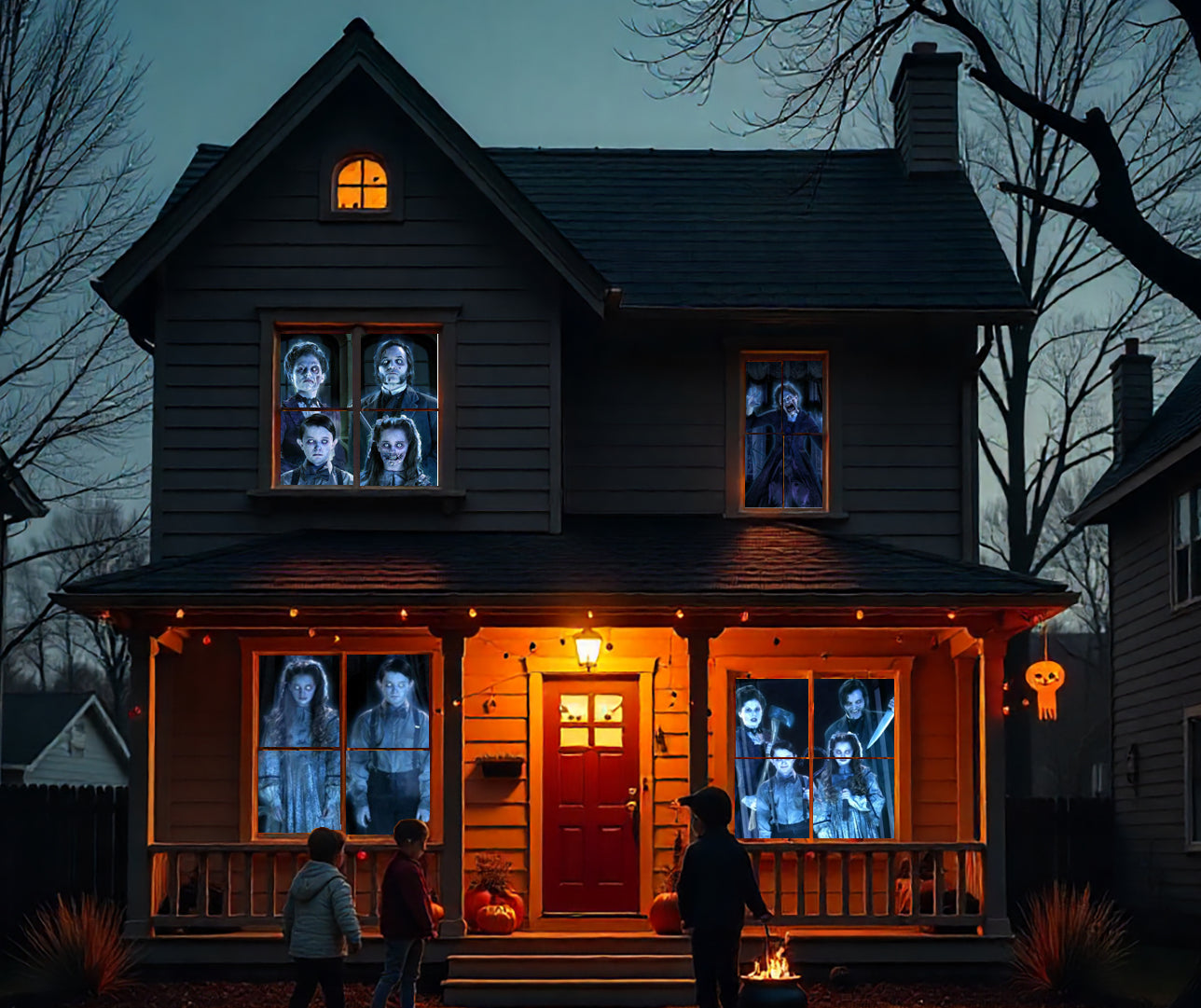 AtmosFX Macabre Manor Halloween Digital Decoration on DVD