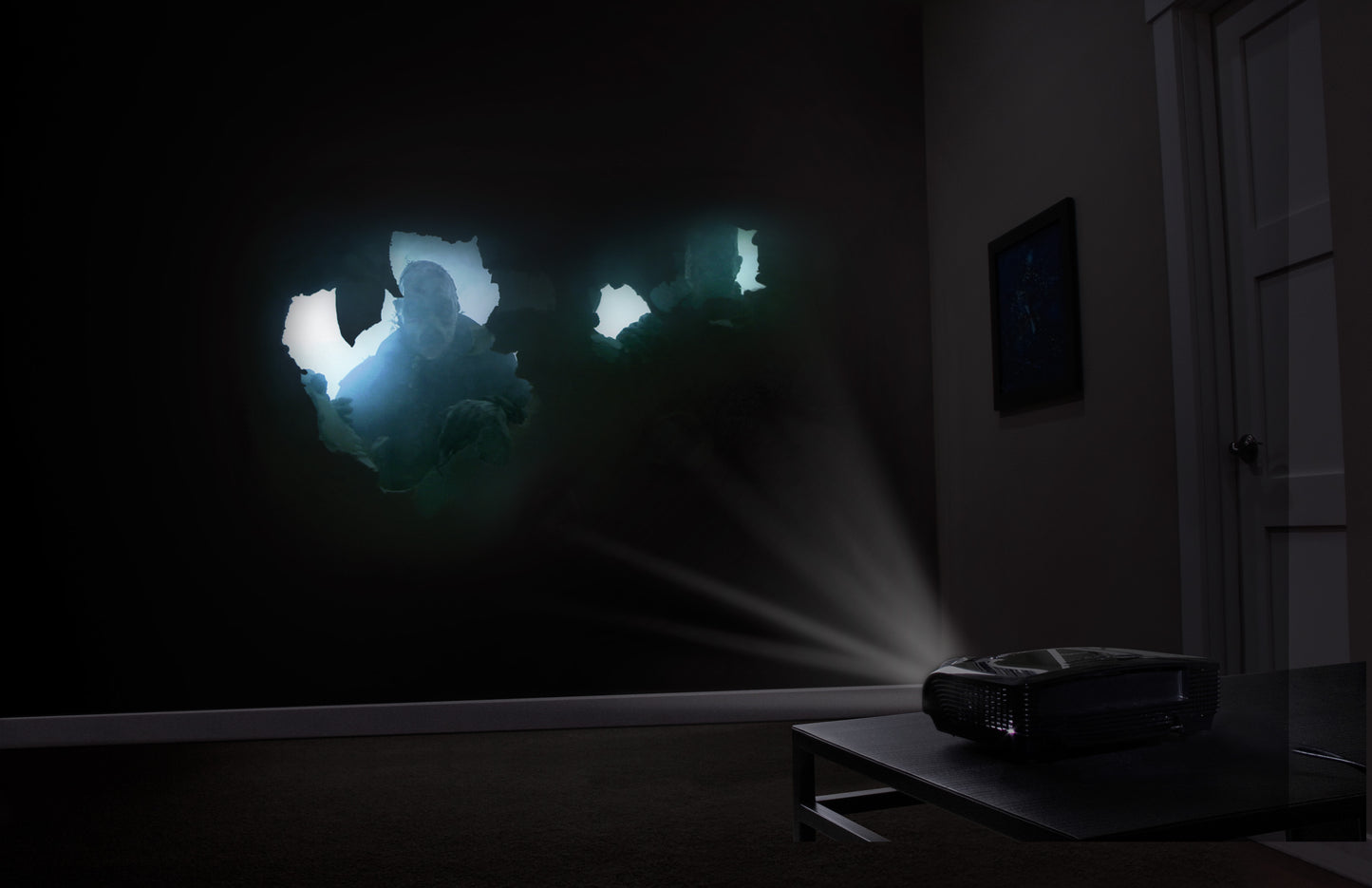 AtmosFX Night Stalkers Digital Decorations DVD for Halloween Holiday Projection Decorating