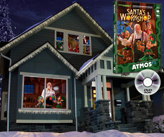 Santa's Workshop Chistmas Digital Decoration on DVD