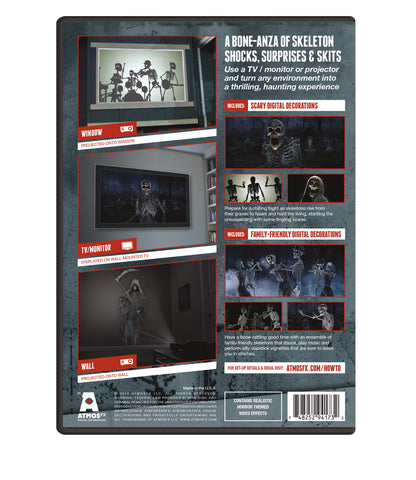 AtmosFX Bone Chillers Halloween Digital Decoration on DVD