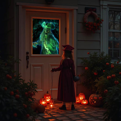AtmosFX® Ghostly Jump Scares Halloween Digital Decoration on USB Includes 8 Atmosfx Video Effects for Hallloween