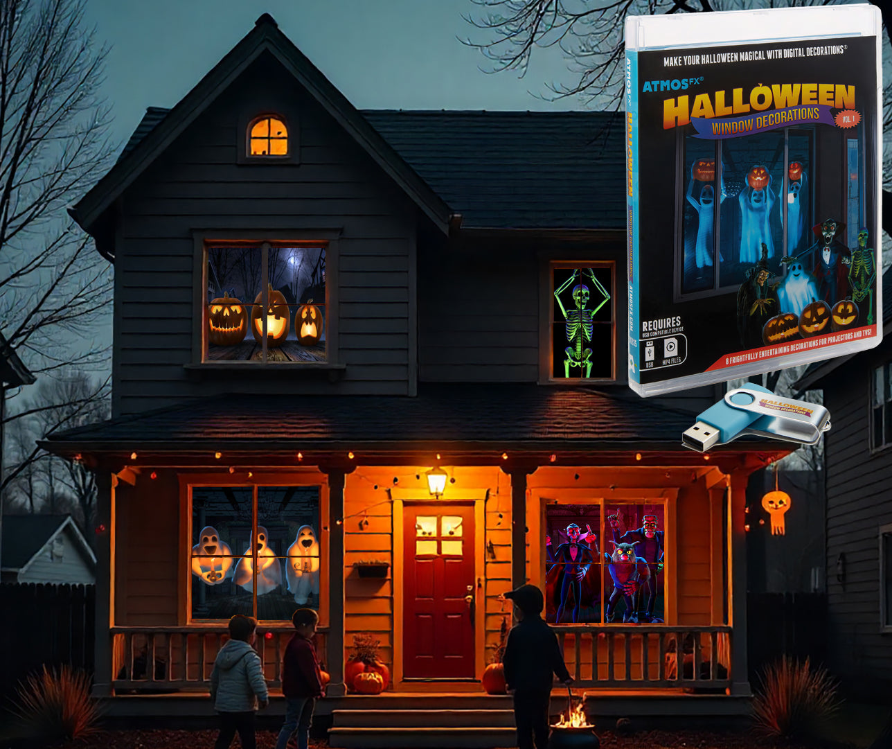 AtmosFX Halloween Vol 1 Digital Decoration on USB