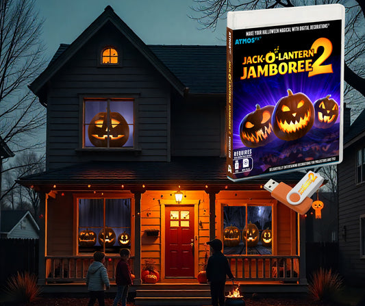 AtmosFX Jack-O-Lantern Jamboree 2 Halloween Digital Decoration on USB