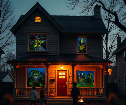 AtmosFX® Monster Bash Halloween Digital Decoration on USB Includes 6 Atmosfx Video Effects for Hallloween
