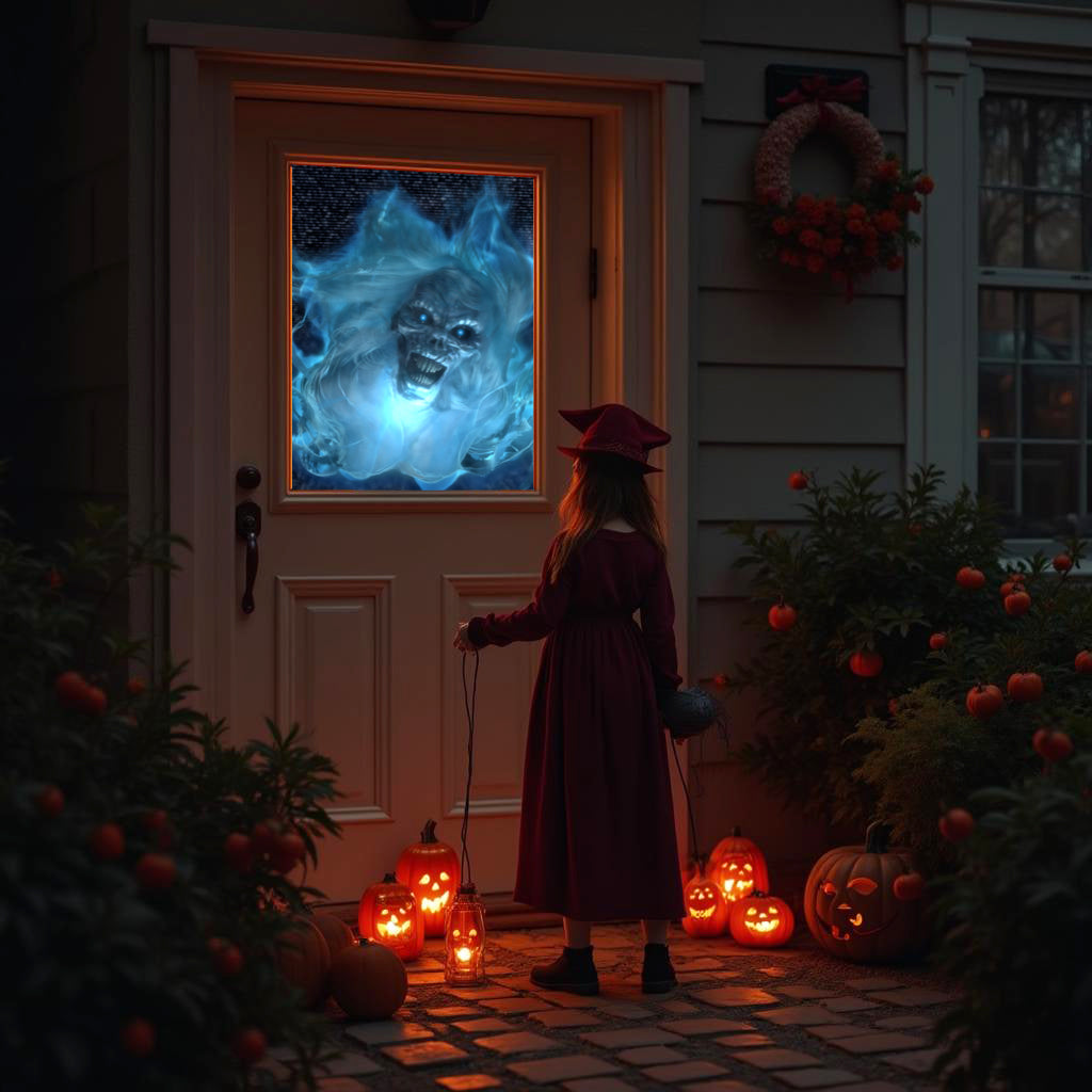 AtmosFX® Spooky Halloween Hollusion Vol 2 Digital Decoration on USB Includes 9 Atmosfx Video Effects for Hallloween