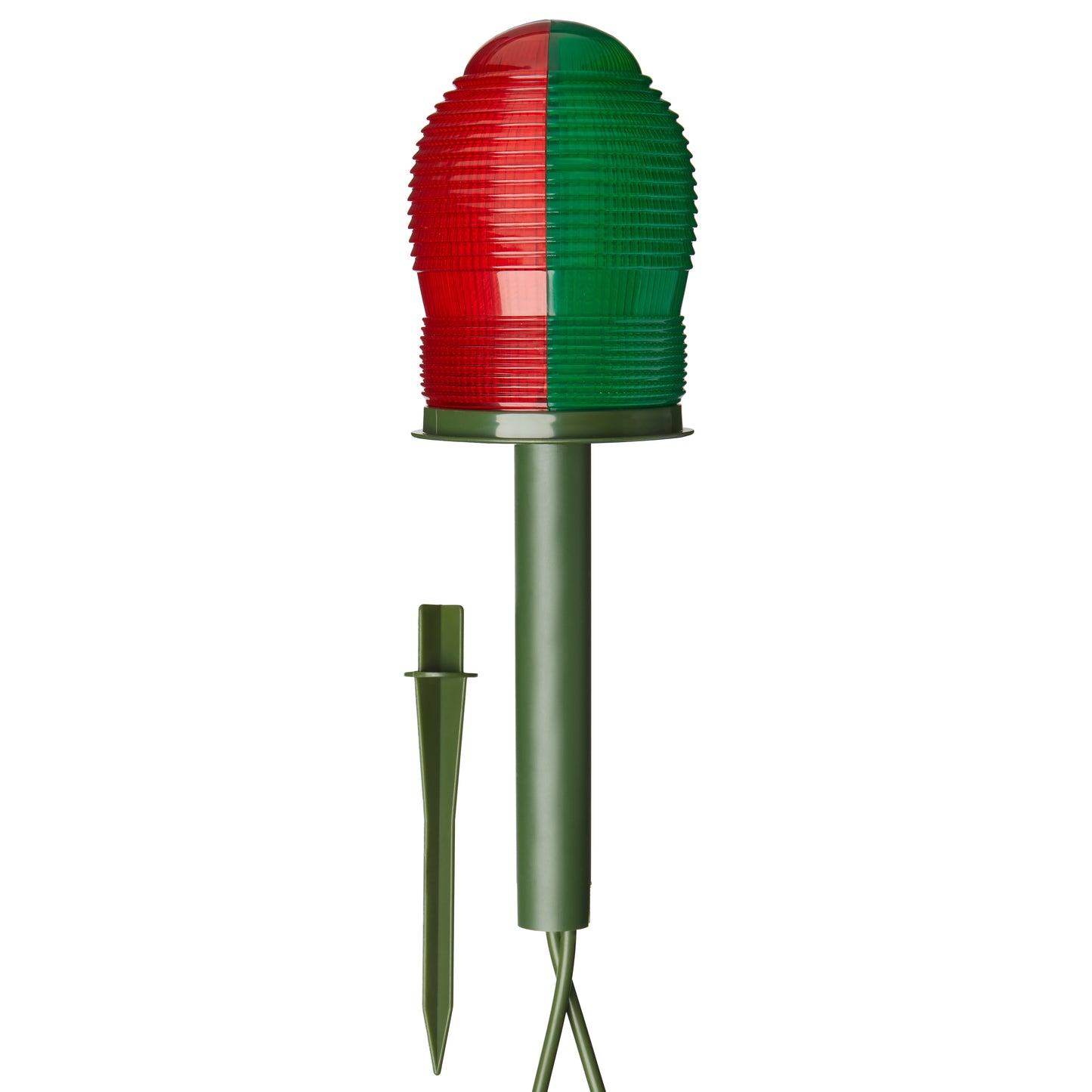 Vintage Santa Runway Lights with Santa Landing Zone Inflatable Sign