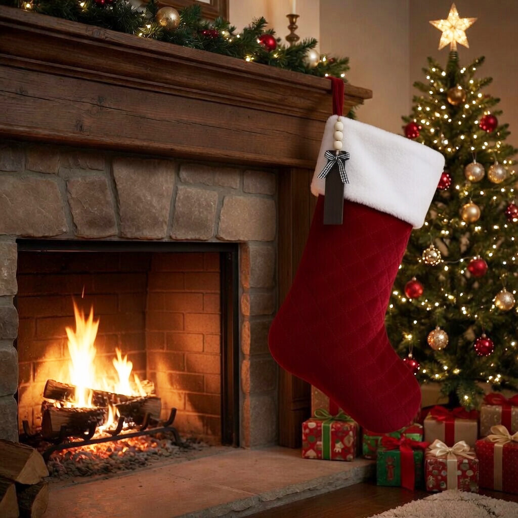 Giant Quilted Christmas Stocking