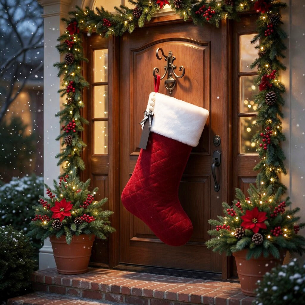 Giant Quilted Christmas Stocking