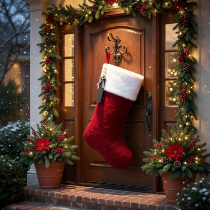 Giant Quilted Christmas Stocking
