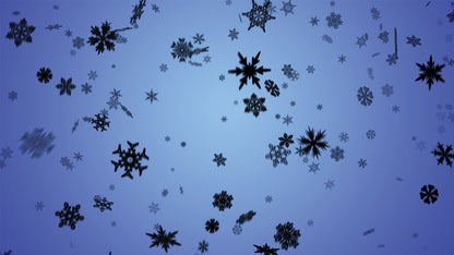 AtmosFX Winter Wonderland DVD + 48" x 72" White Holographic Screen for Christmas Projection