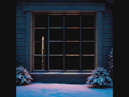 Santa in Window Projector Kit Includes: Santa USB + HD Super Bright Projector + 48” x 72” Holographic Projection Screen