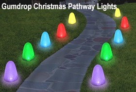 Gumdrop Christmas Pathway Lights